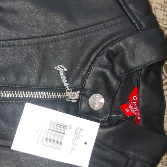 Guess Leather Jacket - Picture 4 of 12